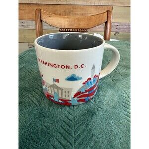 Starbucks You Are Here Collection Ceramic Coffee Mug Cup WASHINGTON DC